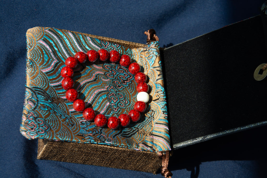 開光赤韻青瓷點睛手串